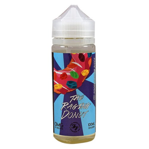 The Raging Donut E Liquid by Food Fighter Juices comes in a 120ml bottle with 100ml of vaping juice is now available to buy online at Finest Vapes.
