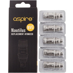 Aspire Nautilus/mini Bottom Vertical Coil (BVC) 1.8ohm 5 piece
