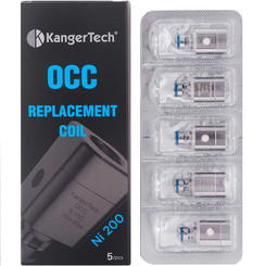 The Kanger Organic Cotton Coil for KangerTech Subtanks. OCCs use organic cotton as the wick.

