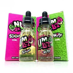 Two flavors, one box. Stranana, a blend of strawberry banana and the second flavor of Wapple, a mixture of watermelon apple. These flavors will spark your taste buds!