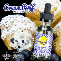 Indulge in a scrumptious Cream Puff with a fresh Blueberry filling.