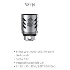SMOK TFV8 V8-Q4 0.15 COILS