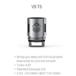 SMOK TFV8 V8-T6 COILS