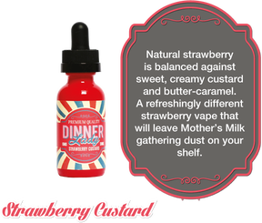 Dinner Lady - Strawberry Custard - 30ml